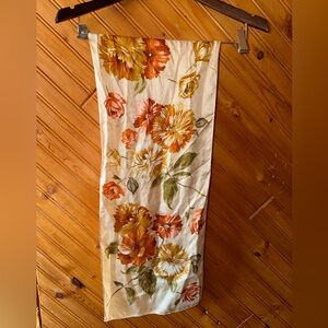Stunning floral silk scarf by Echo